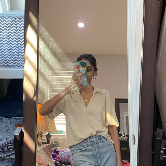 Aritzia Wilfred Free Popsicle T-Shirt in birch - Picture 2 of 5